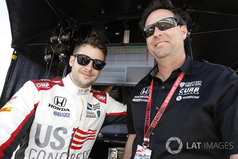 Marco Andretti, Herta - Andretti Autosport Honda, with Bryan Herta