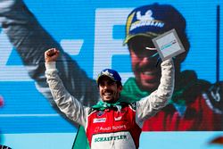 Lucas di Grassi, Audi Sport ABT Schaeffler, celebrates on the podium