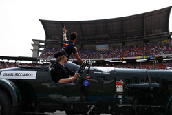 Daniel Ricciardo, Red Bull Racing, in the drivers parade