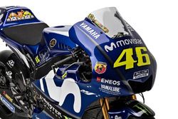 Bike detail of Valentino Rossi, Yamaha Factory Racing