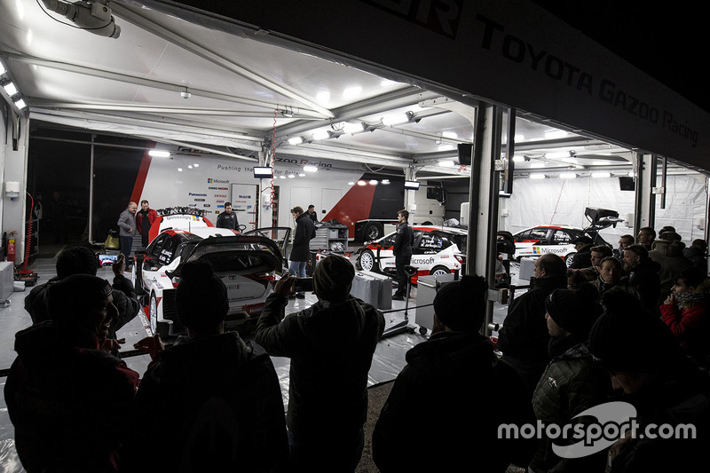 Toyota Gazoo Racing team area