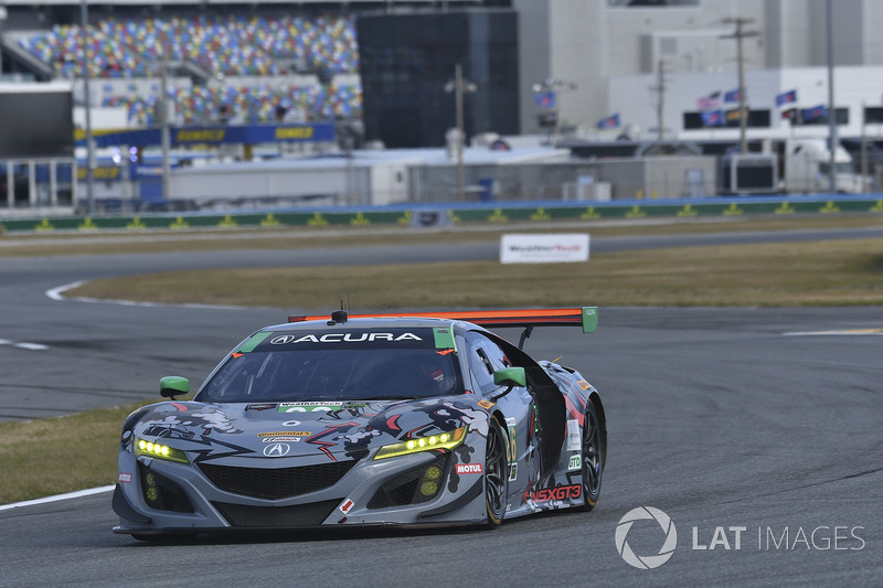 #86 Michael Shank Racing Acura NSX, GTD: Katherine Legge, Alvaro Parente, Trent Hindman, A.J. Allmendinger