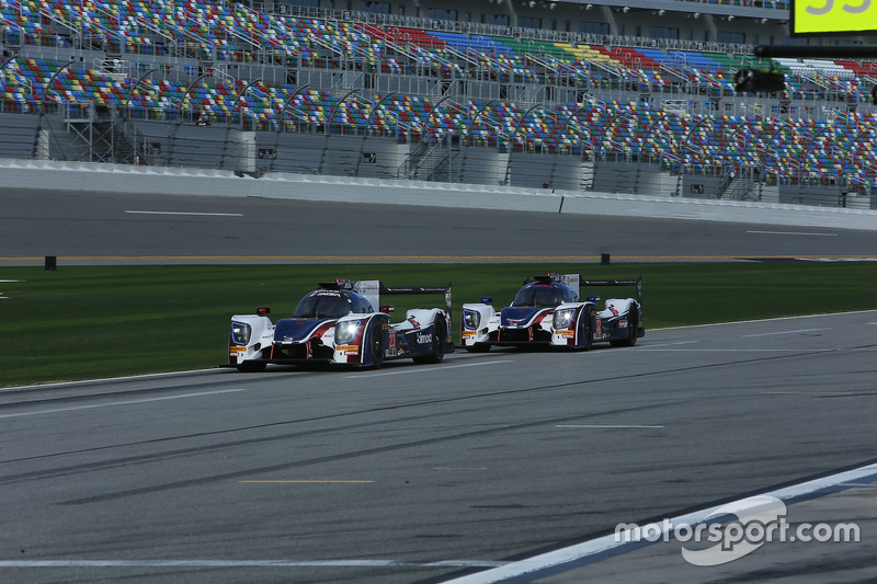 #23 United Autosports Ligier LMP2: Phil Hanson, Lando Norris, Fernando Alonso, #32 United Autosports Ligier LMP2: Will Owen, Hugo de Sadeleer, Paul Di Resta, Bruno Senna