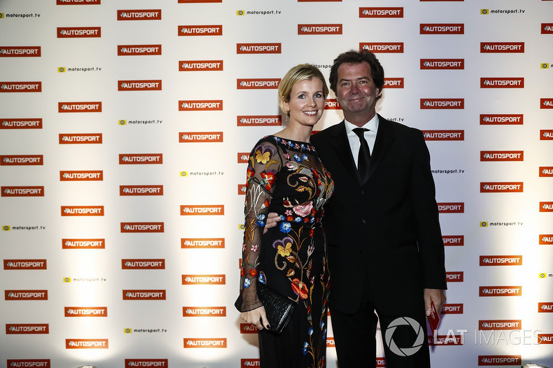 Trevor Carlin y su mujer Stephanie