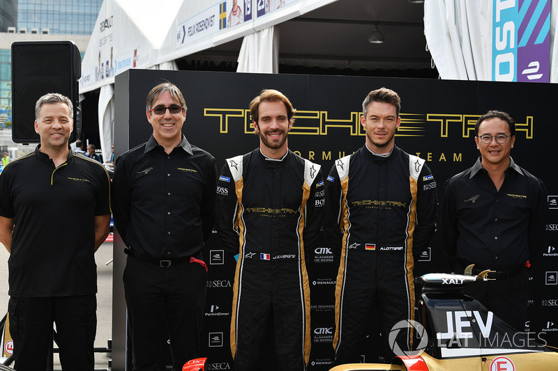 Mark Preston, Jean Eric Vergne, Techeetah, Andre Lotterer, Techeetah