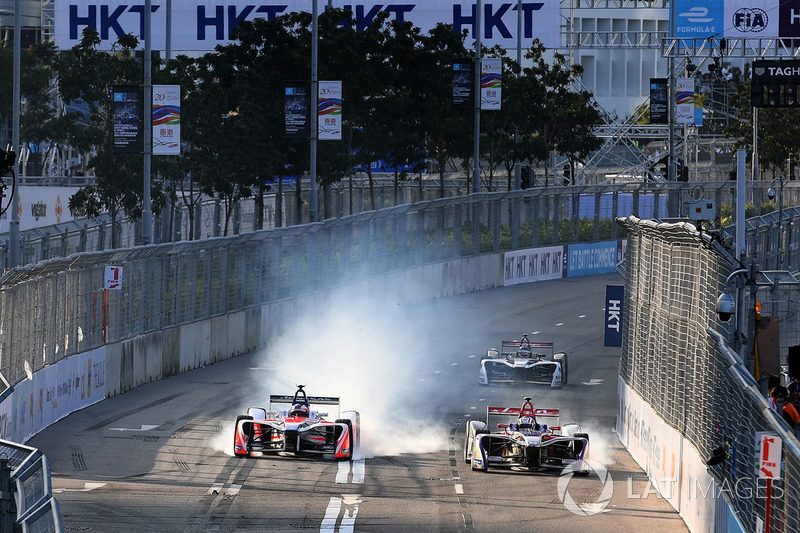 Felix Rosenqvist, Mahindra Racing, Alex Lynn, DS Virgin Racing