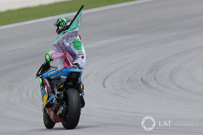 Third place and champion Franco Morbidelli, Marc VDS