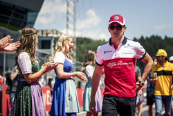 Charles Leclerc, Sauber auf der Fahrerparade