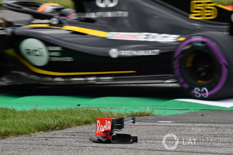 Debri sayap depan dari Brendon Hartley, Scuderia Toro Rosso STR13