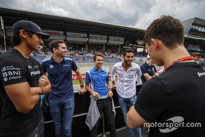 Sean Gelael, PREMA Racing, Nicholas Latifi, DAMS, Lando Norris, Carlin, Roy Nissany, Campos Racing