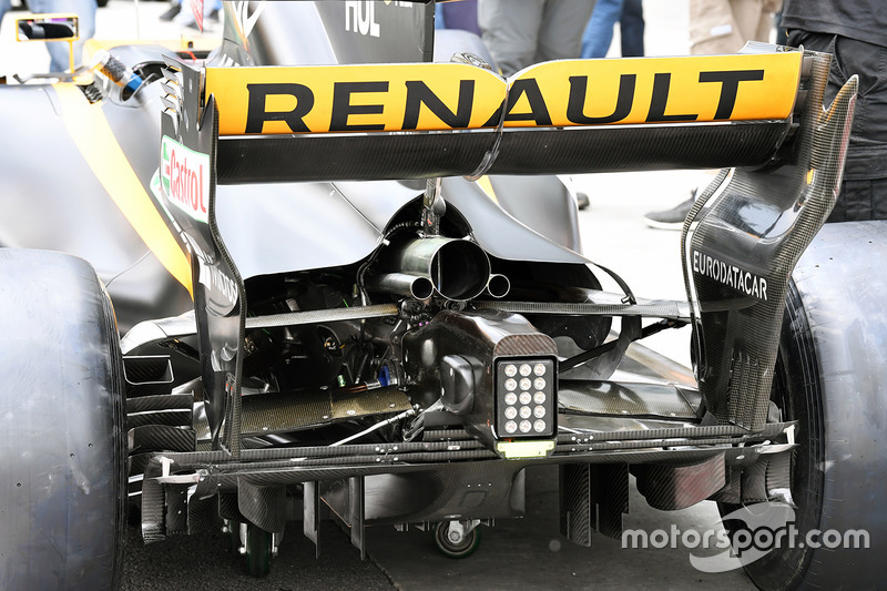 L'arrière de la Renault Sport F1 Team RS17