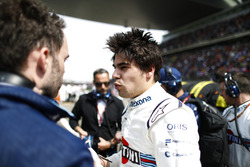 Lance Stroll, Williams Racing, on the grid