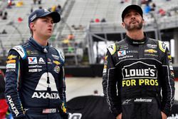 Jimmie Johnson, Hendrick Motorsports, Chevrolet Camaro Lowe's for Pros and William Byron, Hendrick Motorsports, Chevrolet Camaro AXALTA