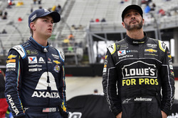 Jimmie Johnson, Hendrick Motorsports, Chevrolet Camaro Lowe's for Pros and William Byron, Hendrick Motorsports, Chevrolet Camaro AXALTA
