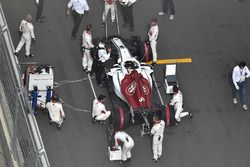 Marcus Ericsson, Sauber C37, in griglia