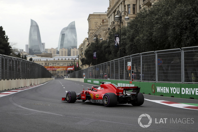 Azerbaïdjan - Sebastian Vettel, Ferrari