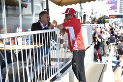 Kimi Raikkonen, Ferrari and Jean Alesi