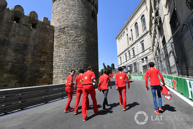 Ознакомление с трассой: Себастьян Феттель, Ferrari