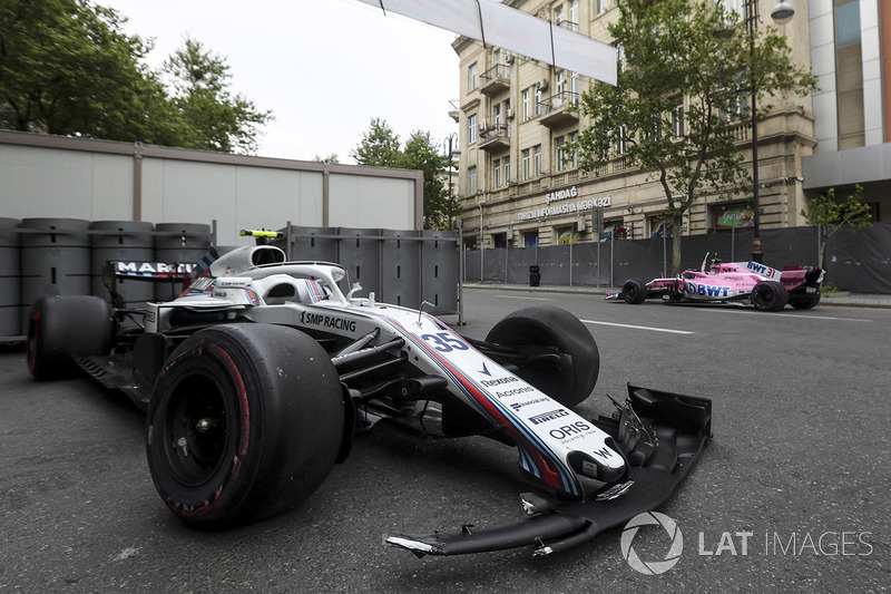 DNF Sergey Sirotkin, Williams FW41