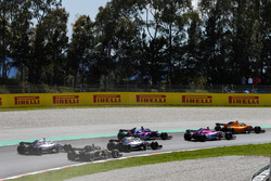 Stoffel Vandoorne, McLaren MCL33, Esteban Ocon, Force India VJM11, Pierre Gasly, Toro Rosso STR13, Lance Stroll, Williams FW41, Nico Hulkenberg, Renault Sport F1 Team R.S. 18, Sergey Sirotkin, Williams FW41