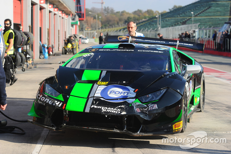 La vettura incidentata #55 Dörr Motorsport: Jacobus Bartles