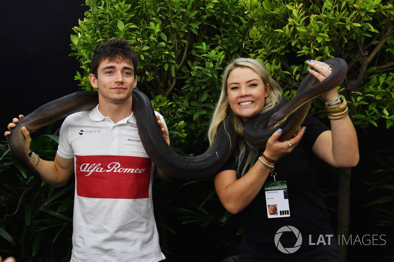 Шарль Леклер, Sauber, з анакондою