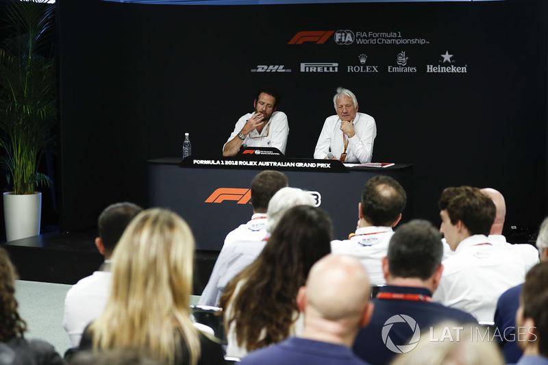 Matteo Bonciani, Media Delegation FIA, dan Charlie Whiting, Race Director, FIA