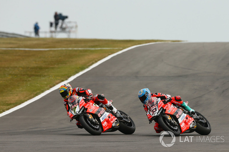 Chaz Davies, Aruba.it Racing-Ducati SBK Team, Marco Melandri, Aruba.it Racing-Ducati SBK Team