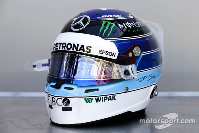 Casco especial para el GP de Mónaco de Valtteri Bottas, Mercedes-AMG F1