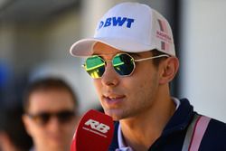 Esteban Ocon, Sahara Force India F1 en el desfile de pilotos