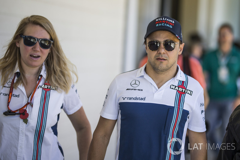 Felipe Massa, Williams en el desfile de pilotos
