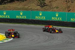 Daniel Ricciardo, Red Bull Racing RB13 and Max Verstappen, Red Bull Racing RB13