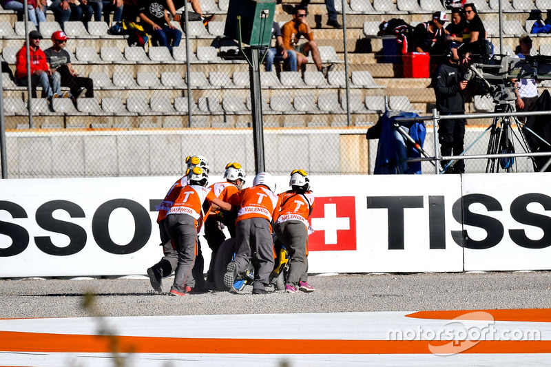 Crash, Tito Rabat, Estrella Galicia 0,0 Marc VDS