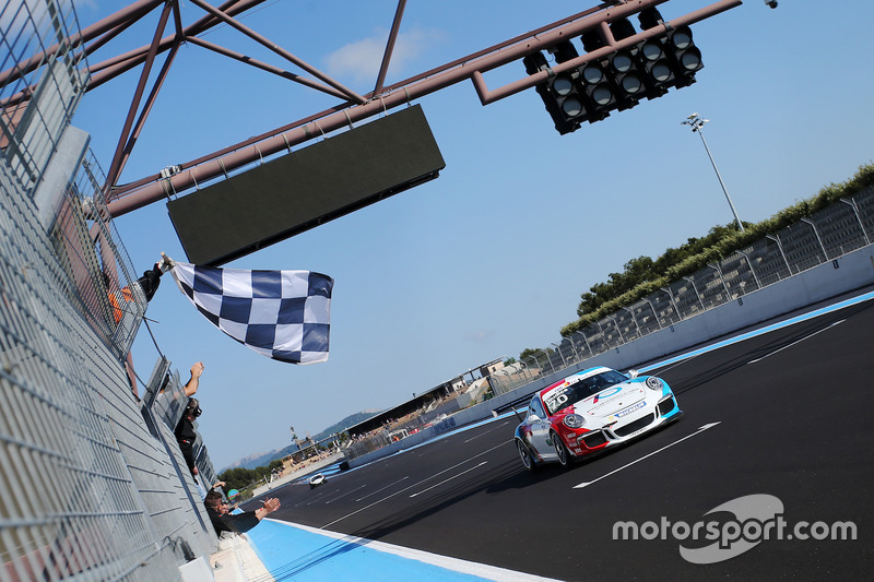 Claudio Giudice, Guest Car, prende la bandiera a scacchi