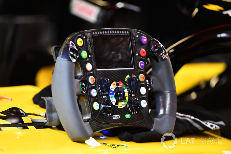 Renault Sport F1 Team RS18 steering wheel
