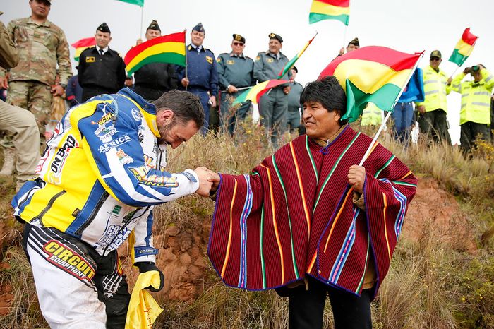 Presidente de Bolivia Evo Morales