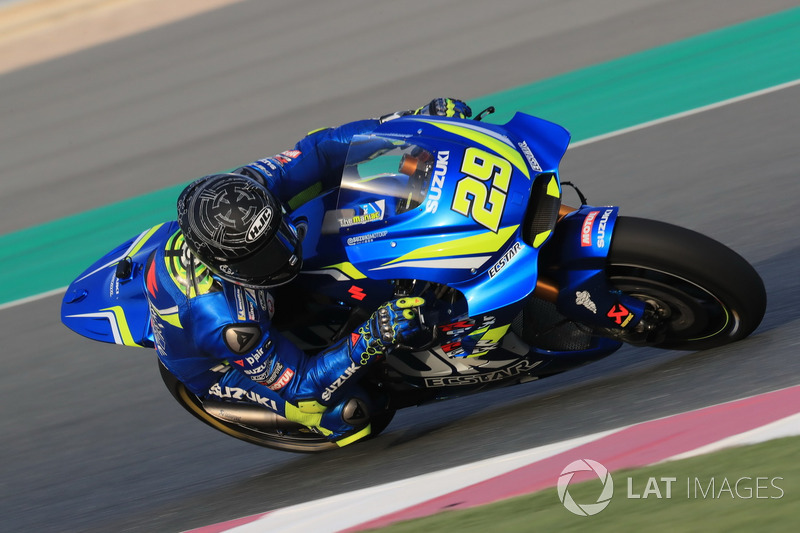 <img src="http://cdn-1.motorsport.com/static/custom/car-thumbs/MOTOGP_2018/NUMBERS/iannone.png" width="50" />Andrea Iannone (Team Suzuki MotoGP)