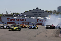 Kollision: Robert Wickens, Schmidt Peterson Motorsports Honda, Alexander Rossi, Andretti Autosport H