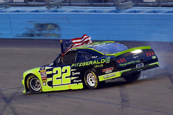 Brad Keselowski, Team Penske, Ford Mustang Fitzgerald Glider Kits celebrates