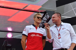 Marcus Ericsson, Sauber on stage