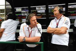Zak Brown, McLaren Racing CEO and Gil De Ferran, McLaren Sporting Director