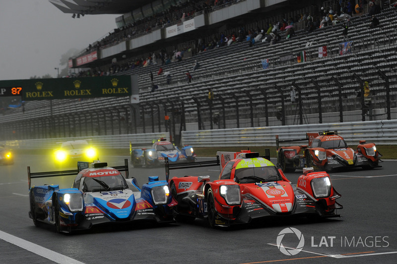 #13 Vaillante Rebellion ORECA 07-Gibson: Nelson Piquet Jr., David Heinemeier Hansson, Mathias Beche, #24 CEFC Manor TRS Team China ORECA 07-Gibson: Matt Rao, Ben Hanley, Jean-Eric Vergne