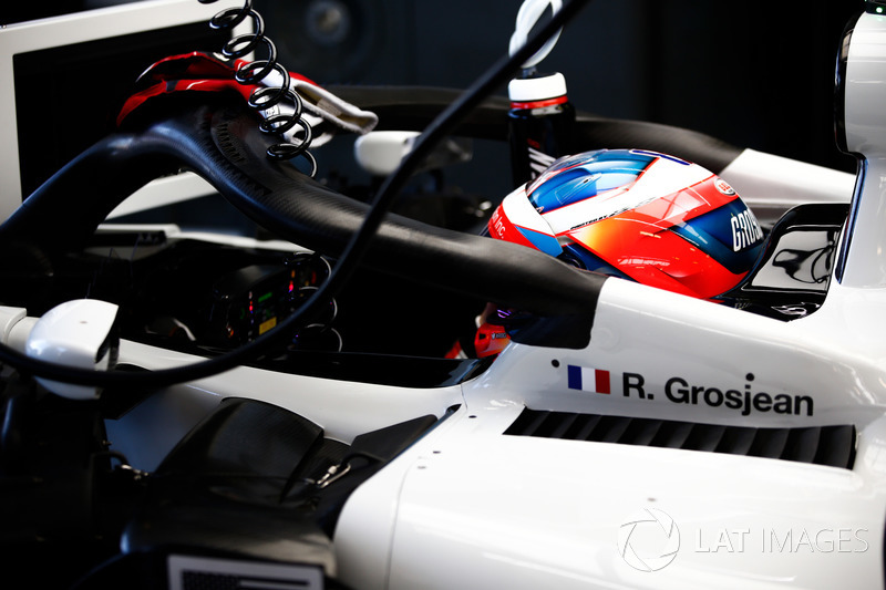 Romain Grosjean, Haas F1 Team VF-18 Ferrari