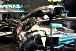 Mercedes AMG F1 W09 engine view