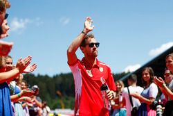 Sebastian Vettel, Ferrari, Desfile de pilotos