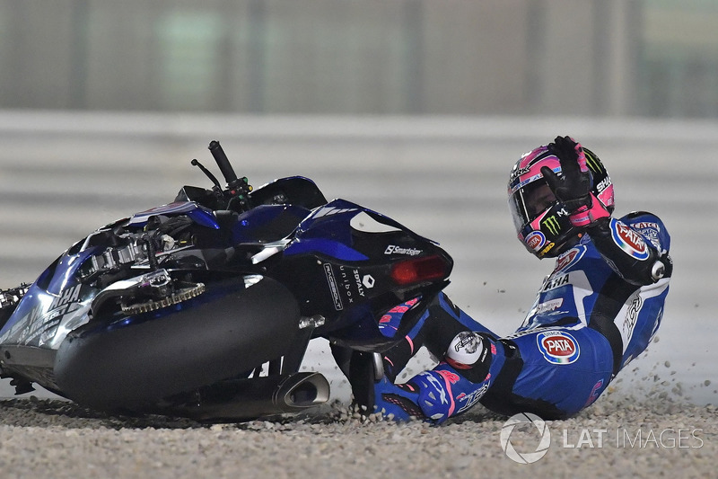 La caduta di Alex Lowes, Pata Yamaha