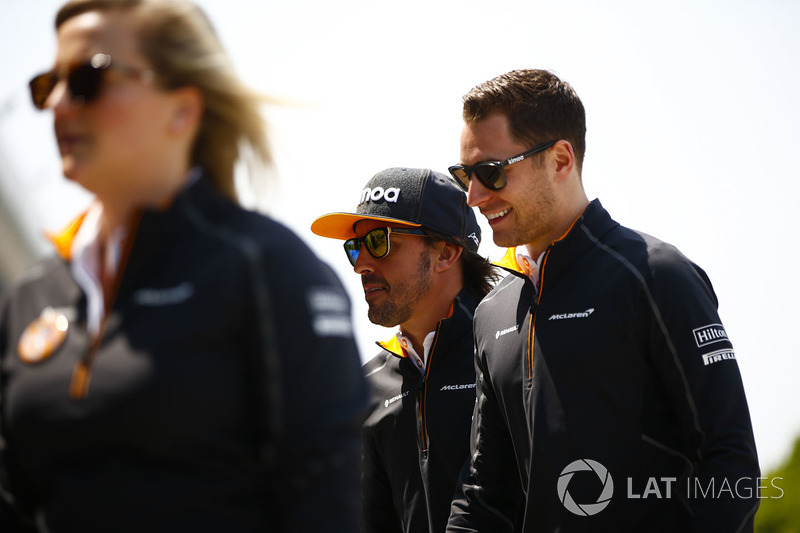 Fernando Alonso, McLaren, and Stoffel Vandoorne, McLaren