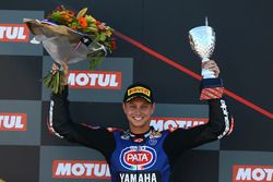 Podio: segundo lugar Michael van der Mark, Pata Yamaha