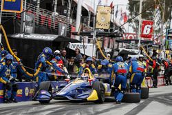 Alexander Rossi, Andretti Autosport Honda, pit stop