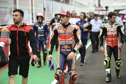 Marc Marquez, Repsol Honda Team, riders leaving the start grid, Argentinian MotoGP race 2018